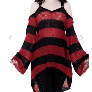 Killstar Hemoglobin Knit Tunic